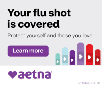 Aetna flu shot page